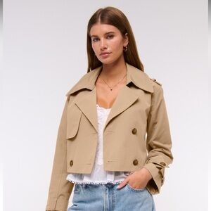Abercrombie Cropped Trench